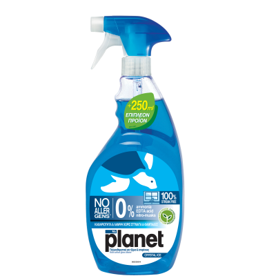 Solutie ECO spray pentru geamuri, oglinzi, bucatarie MY PLANET Crystal Ice 1000ml