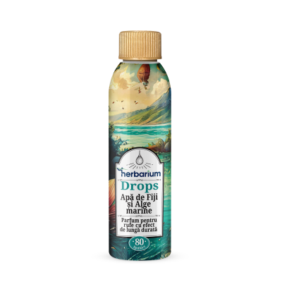 Parfum concentrat pentru rufe APA DE FIJI & ALGE MARINE 200ml HERBARIUM DROPS