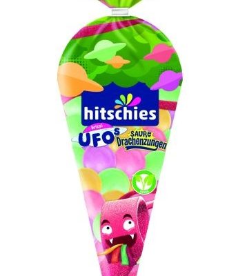 Bomboane efervescente acrisoare UFO 75g - HITSCHIES