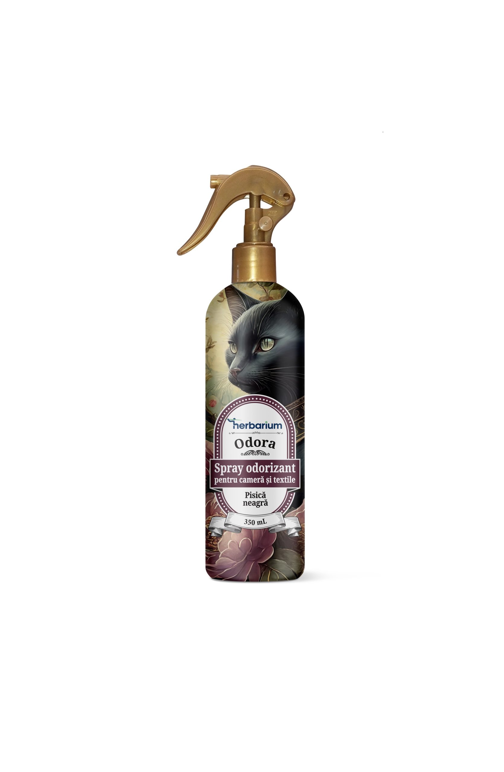 Spray odorizant pentru camera si textile PISICA NEAGRA 350ml HERBARIUM ODORA